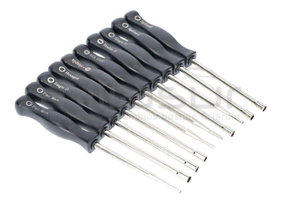 KIT 10 LLAVES REGULACION CARBURADORES