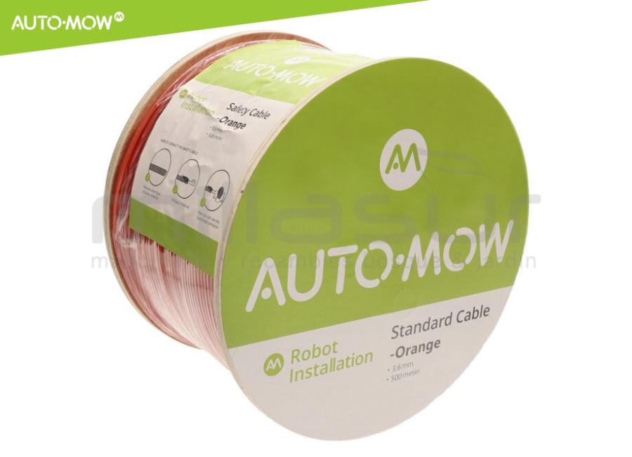 BOBINA CABLE PERIMETRO ROBOT CORTAC. AUTO-MOW 500M - 3,6mm ARMADO - NARANJA