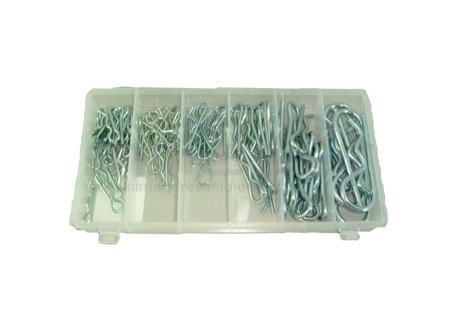 CAJA PRESILLAS "R" CLIP - 103 PIEZAS