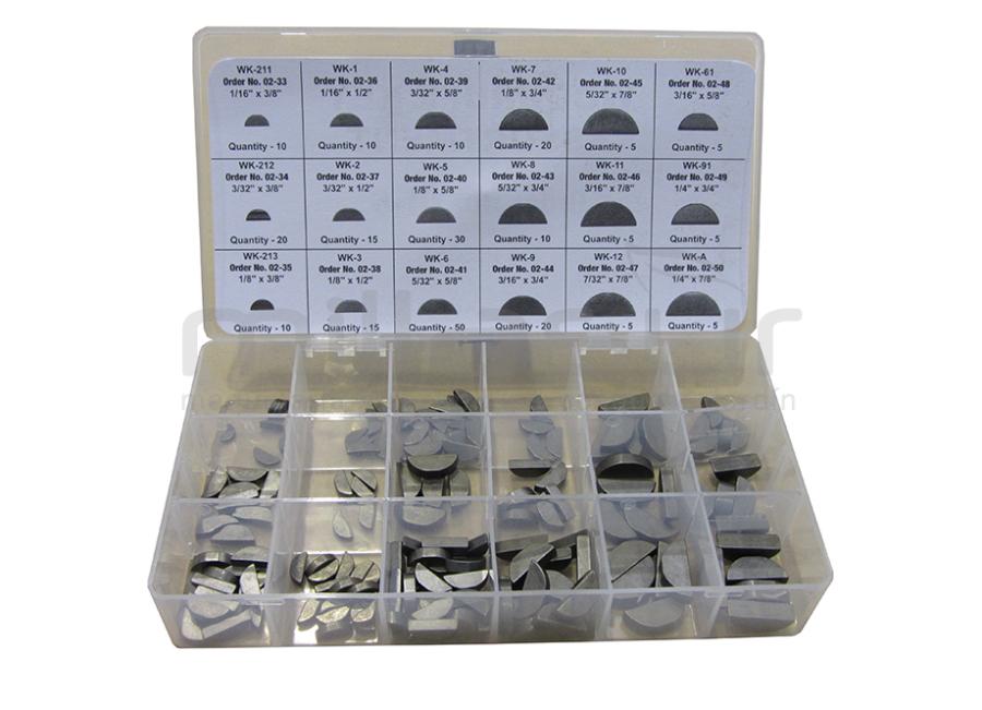 CAJA CHAVETAS 250 PIEZAS
