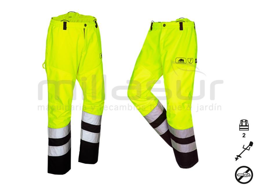 PANTALÓN DESBROCE ALTA VISIBILIDAD AMARILLO - TALLA L