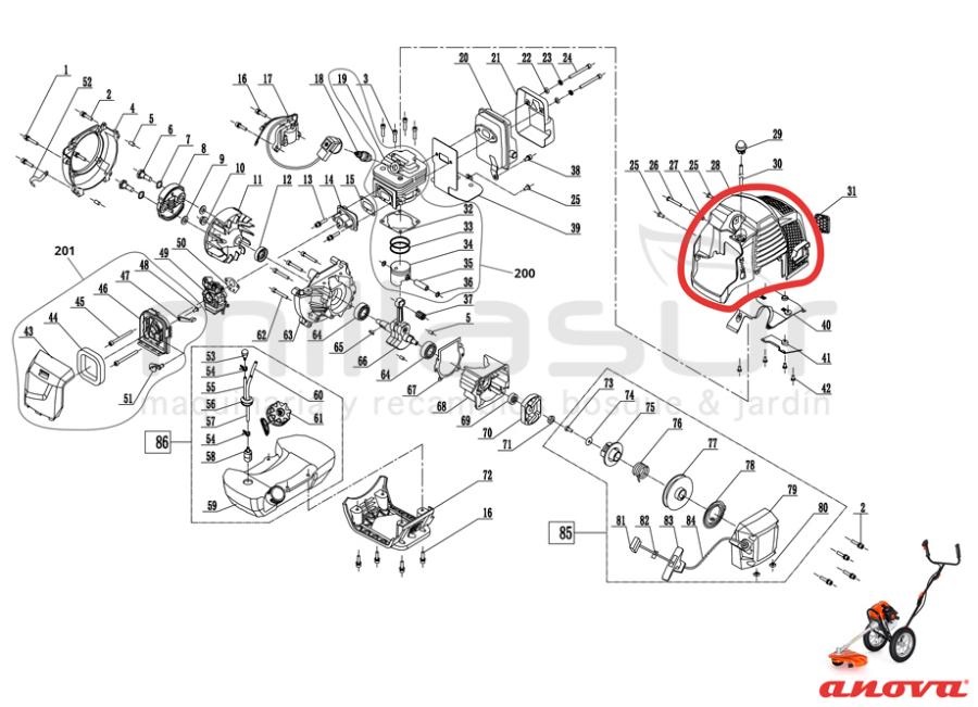 CAPO MOTOR D52R