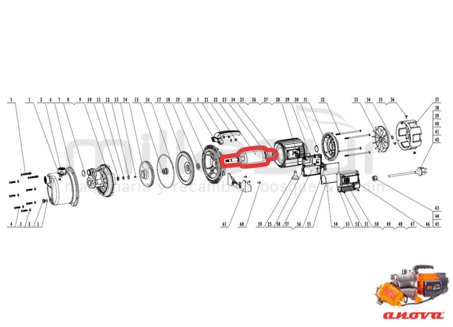 ROTOR MOTOR BE1200P (22)