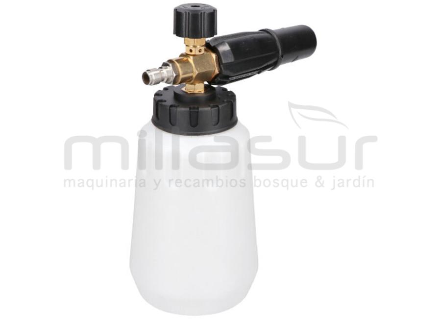 BOQUILLA Y DEPOSITO PARA JABON-ESPUMA HIDROLIMPIADORA (ENCHUFE RAPIDO 1/4" - 4000psi)