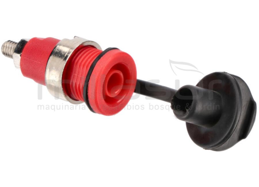 ENCHUFE, CONECTOR 12V ROJO GI4000 (11)