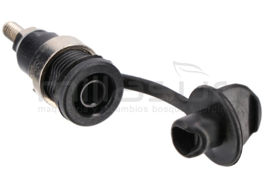 ENCHUFE, CONECTOR 12V NEGRO GI4000 (12)