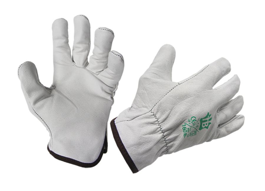 Guantes cuero jardinería