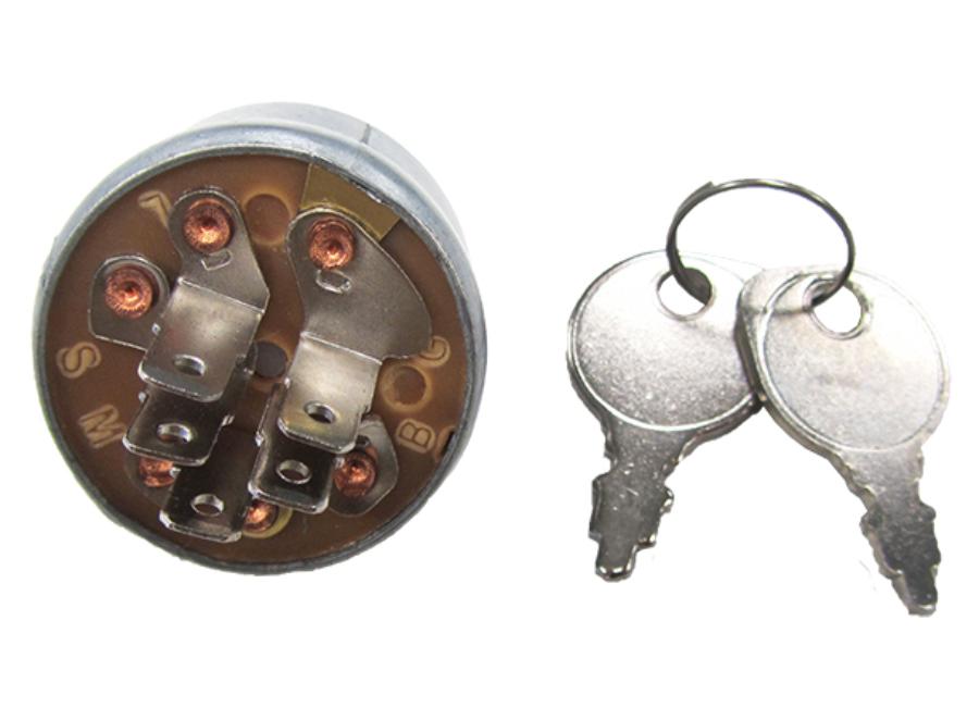 LLAVE CONTACTO ARRANQUE 3 POSICIONES / 5 POLOS