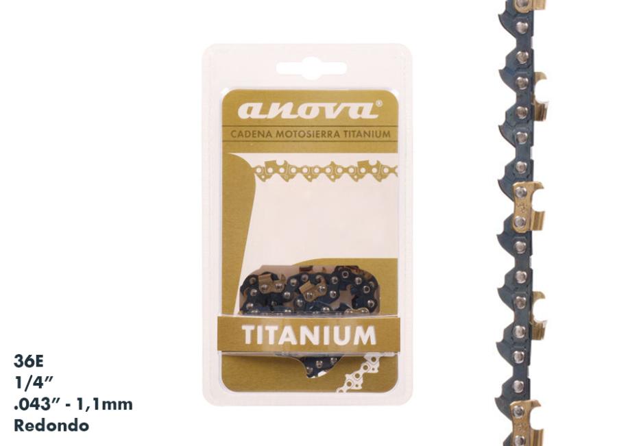 CADENA ANOVA TITANIUM 1/4" - .043" - 36 E MB500
