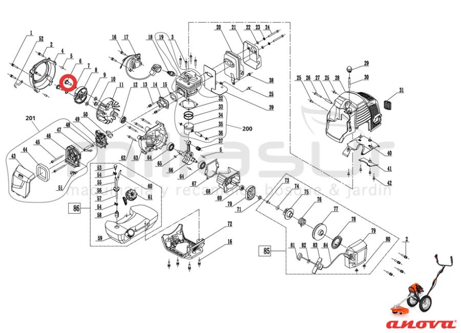 TORNILLO EMBRAGUE D52R