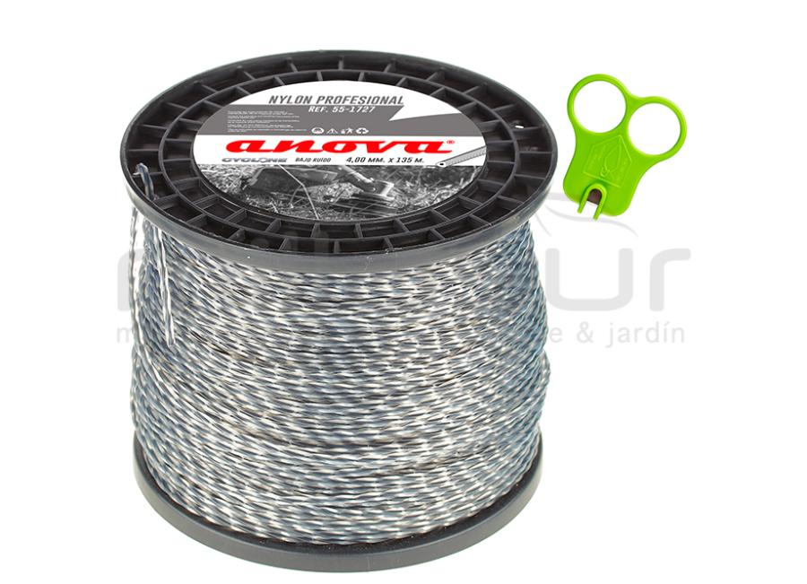 NYLON TRENZADO CYCLONE ANOVA BOBINA 4mm x 135m