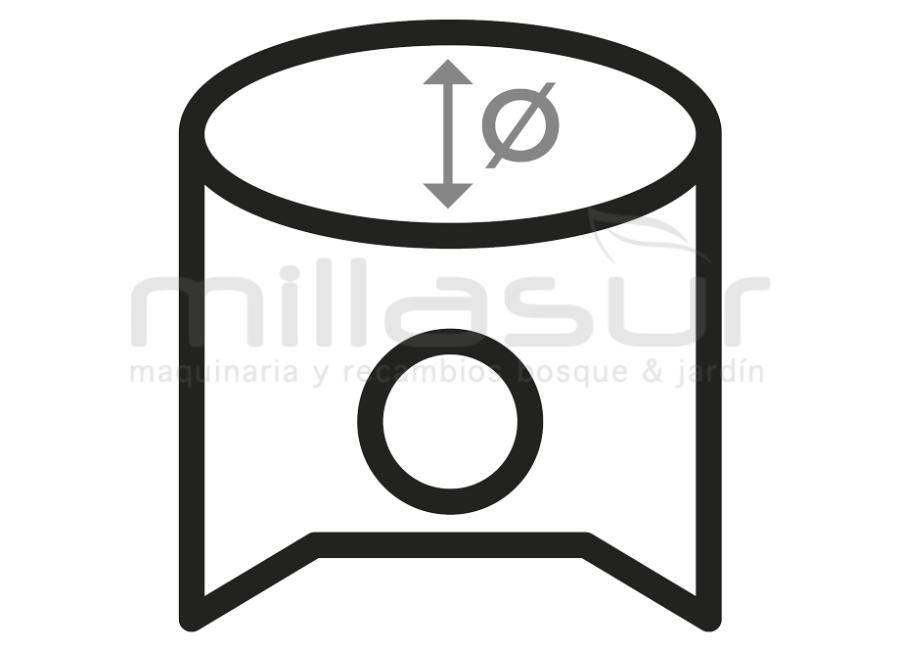 PISTON COMPLETO AIP HUSQV. 350 (44 mm.)