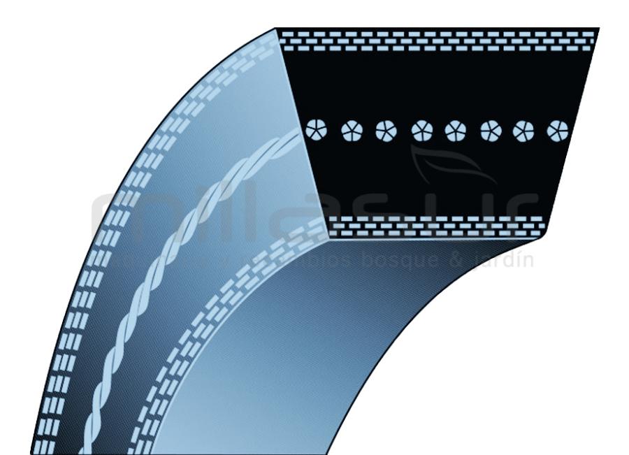 CORREA MTD 15,8 x 1524