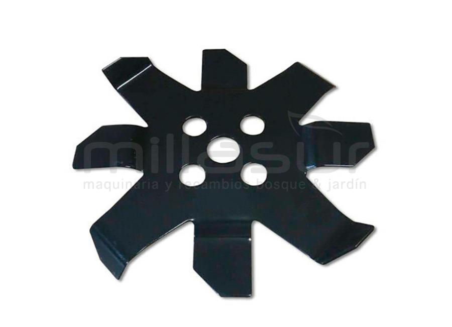 DISCO DE TRITURAR ANTIRREBOTE 8 PUNTAS 255x3x20