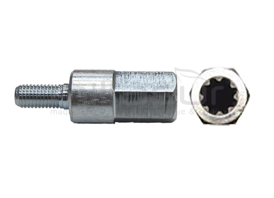 ADAPTADOR CODO ESTRELLADO 8 DIENTES