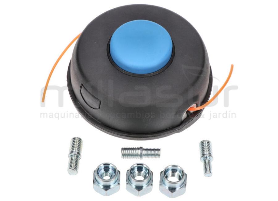 Cabezal de nylon ANOVA TAP-N-GO A45 con 7 adaptadores