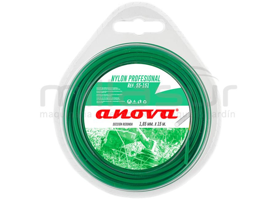 NYLON REDONDO  ANOVA BLISTER 1.65x15