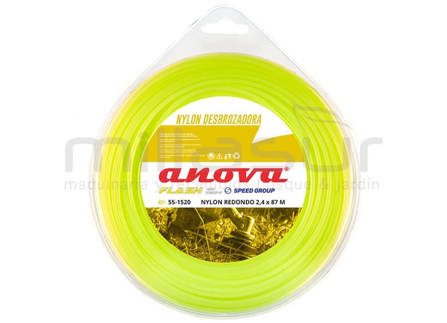 NYLON REDONDO ANOVA FLASH BLÍSTER 2.4 x 87