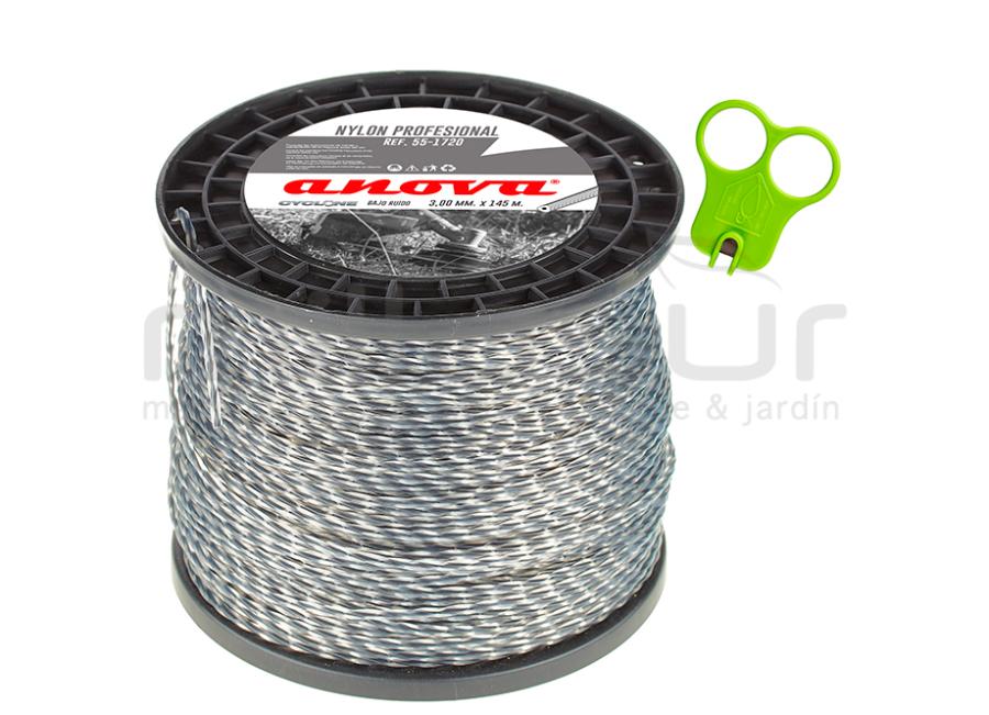 NYLON ANOVA CYCLONE BAJO RUIDO BOBINA 3,00 x 145 (cajas de 8unid)