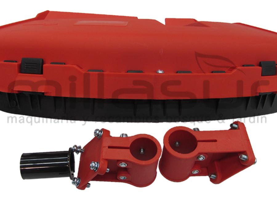 PROTECTOR DISCO UNIVERSAL ROJO ( D43C D52C ) CON CUCHILLA DE CORTE